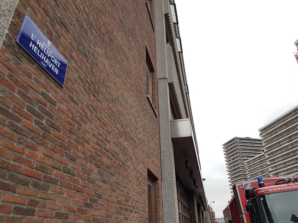 La caserne du Siamu le long de l’avenue de l’Héliport. © sau-msi.brussels (P.Sa.)