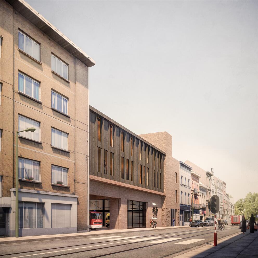 Chaussée de Mons 409 Bergensesteenweg. © Bogdan & Van Broeck Chaussée de Mons 409 Bergensesteenweg. © Bogdan & Van Broeck