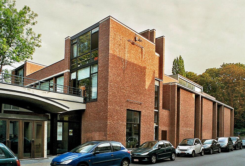 Le bâtiment contemporain. © monument.heritage.brussels