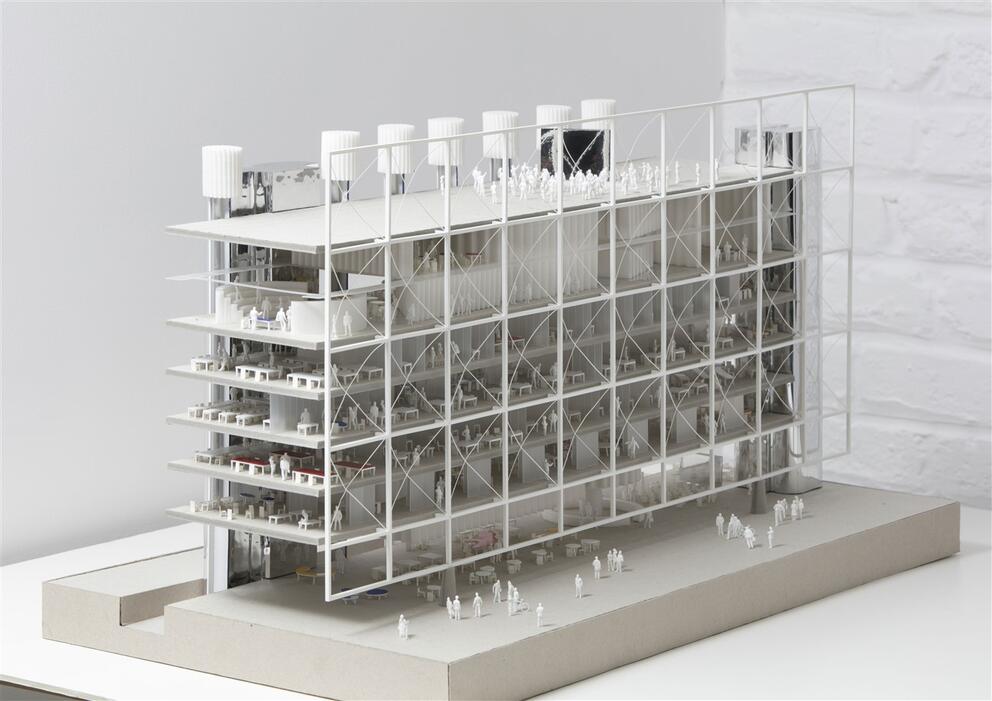 Frame, future maison des médias de mediapark.brussels.