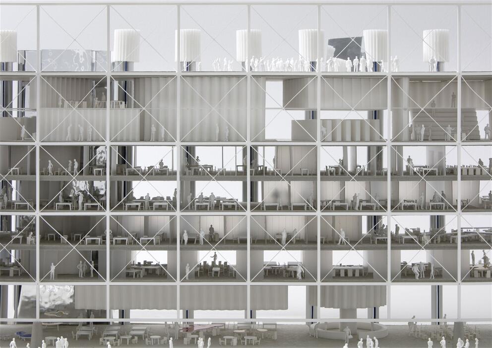 Frame, future maison des médias de mediapark.brussels.