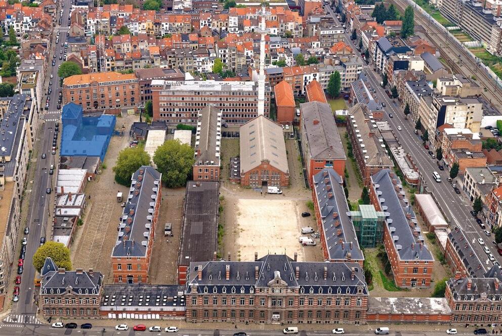 Le site proposé se situe à l’angle entre la rue Fritz Toussaint et la rue Juliette Wytsman. © sau-msi.brussels (www.globalview.be)